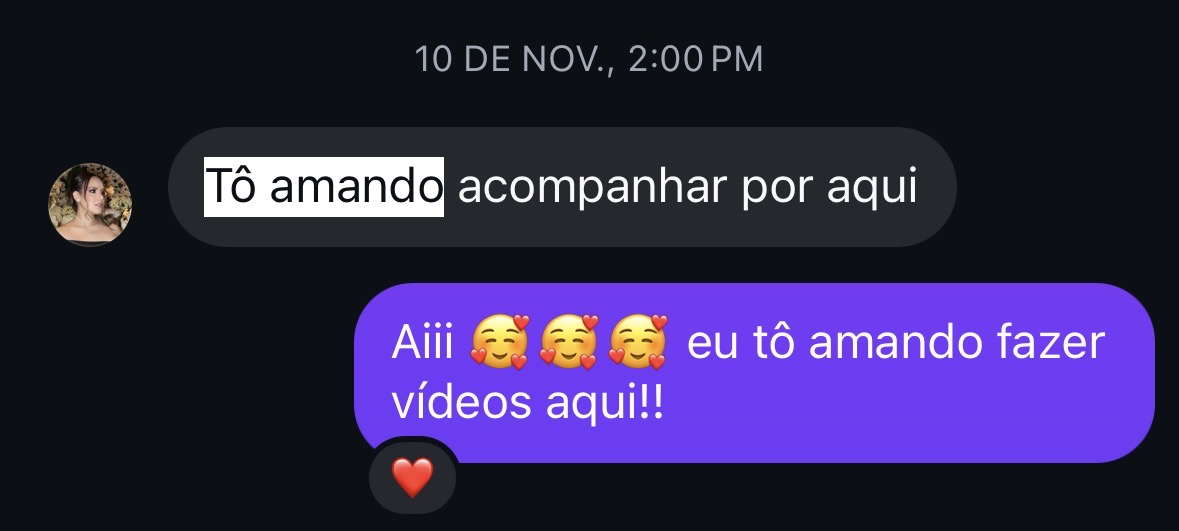 Interação real da comunidade com os stories de Marcelo