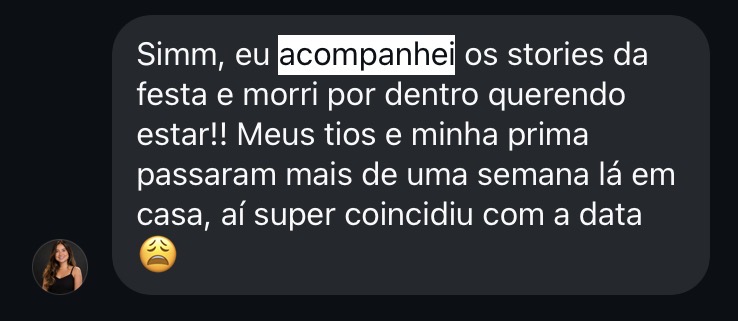 Interação real da comunidade com os stories de Marcelo